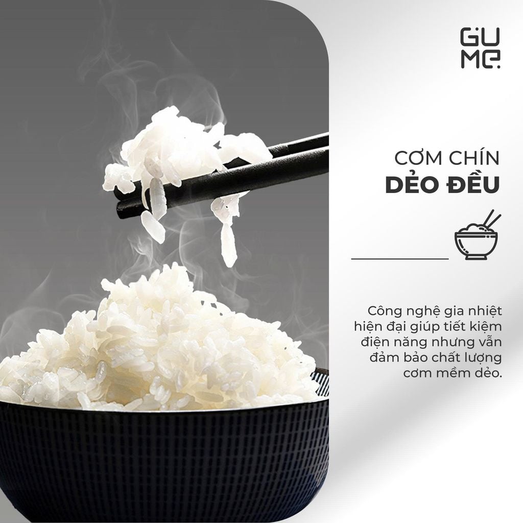 Nồi Cơm Điện Gume 1.8L GM - RC1261G