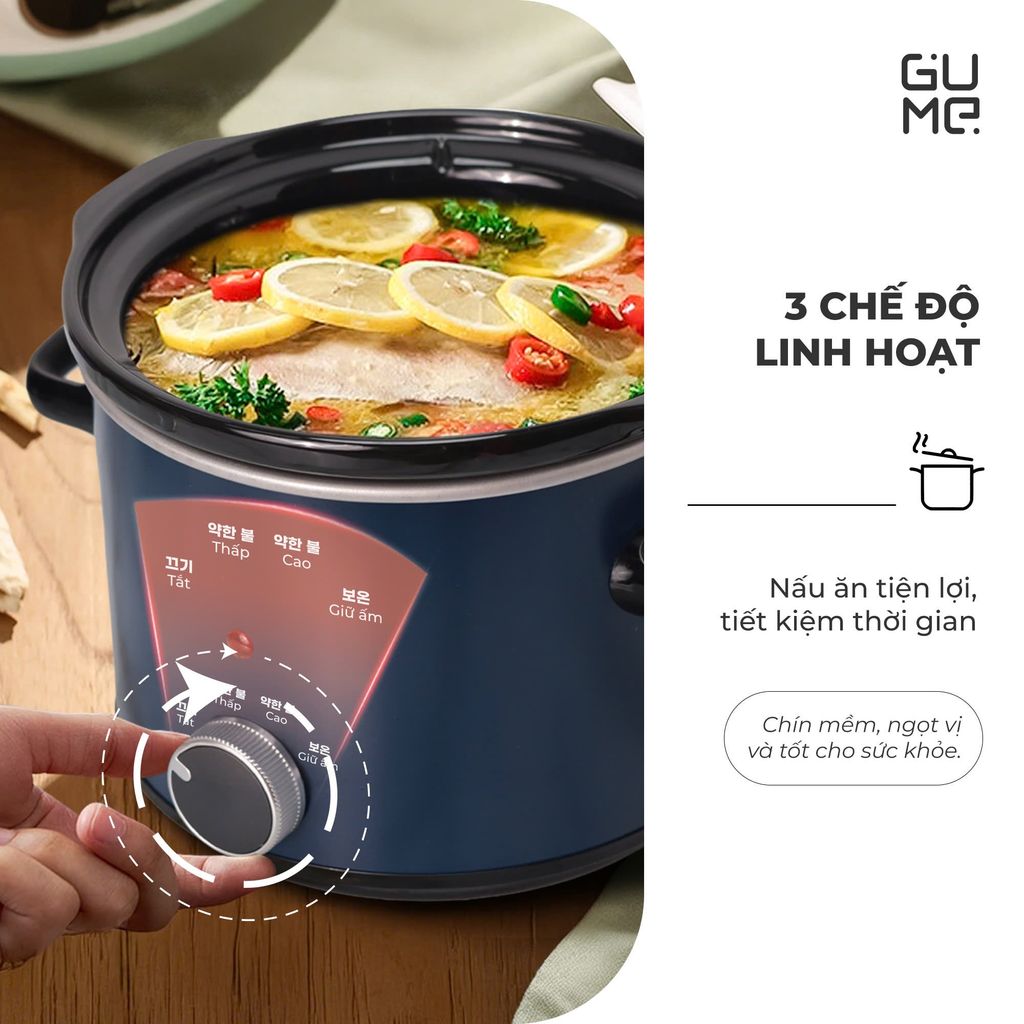 Nồi Kho Hầm Chuyên Dụng Gume Dung Tích 3L GM - PC2303