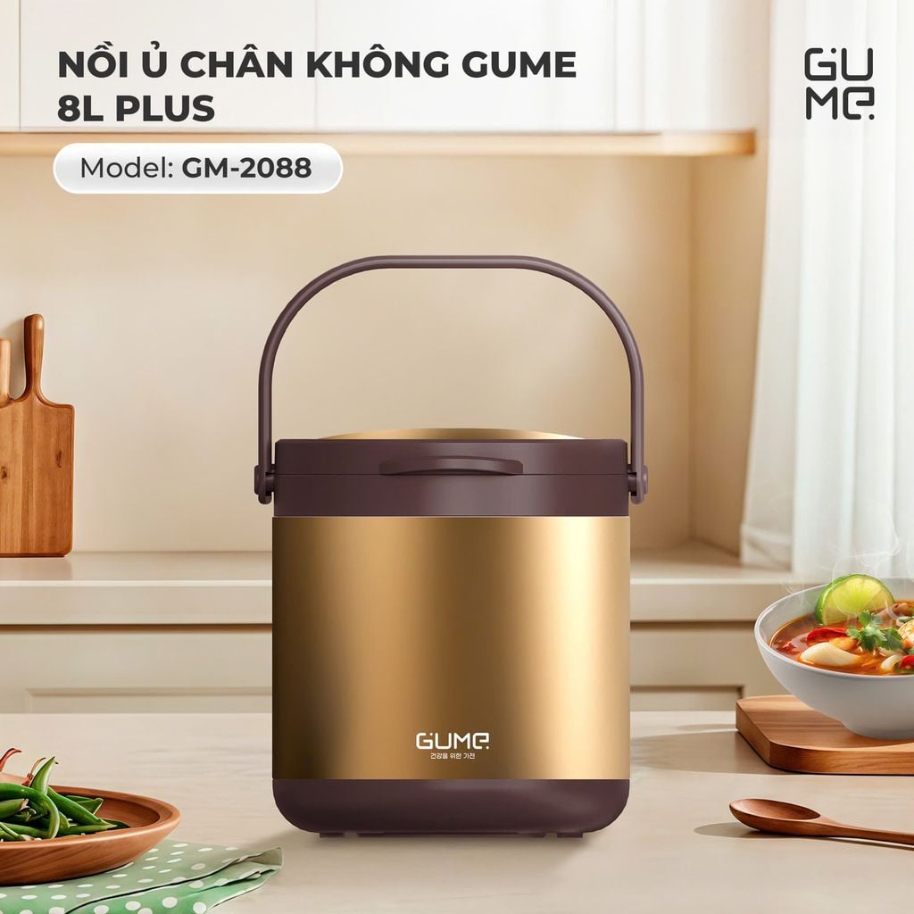 Nồi Ủ Chân Không 8L Plus Gume