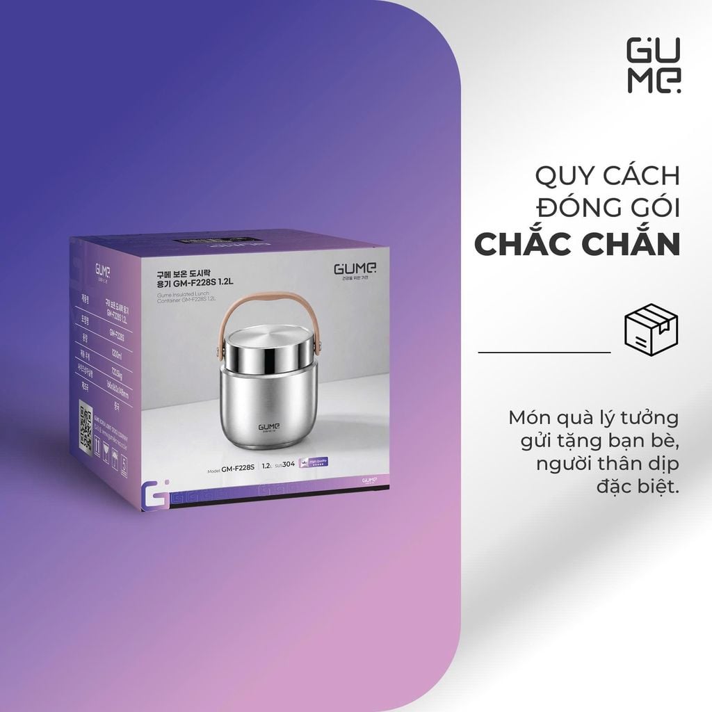 Cặp Lồng Giữ Nhiệt Gume GM-F259 1.5L