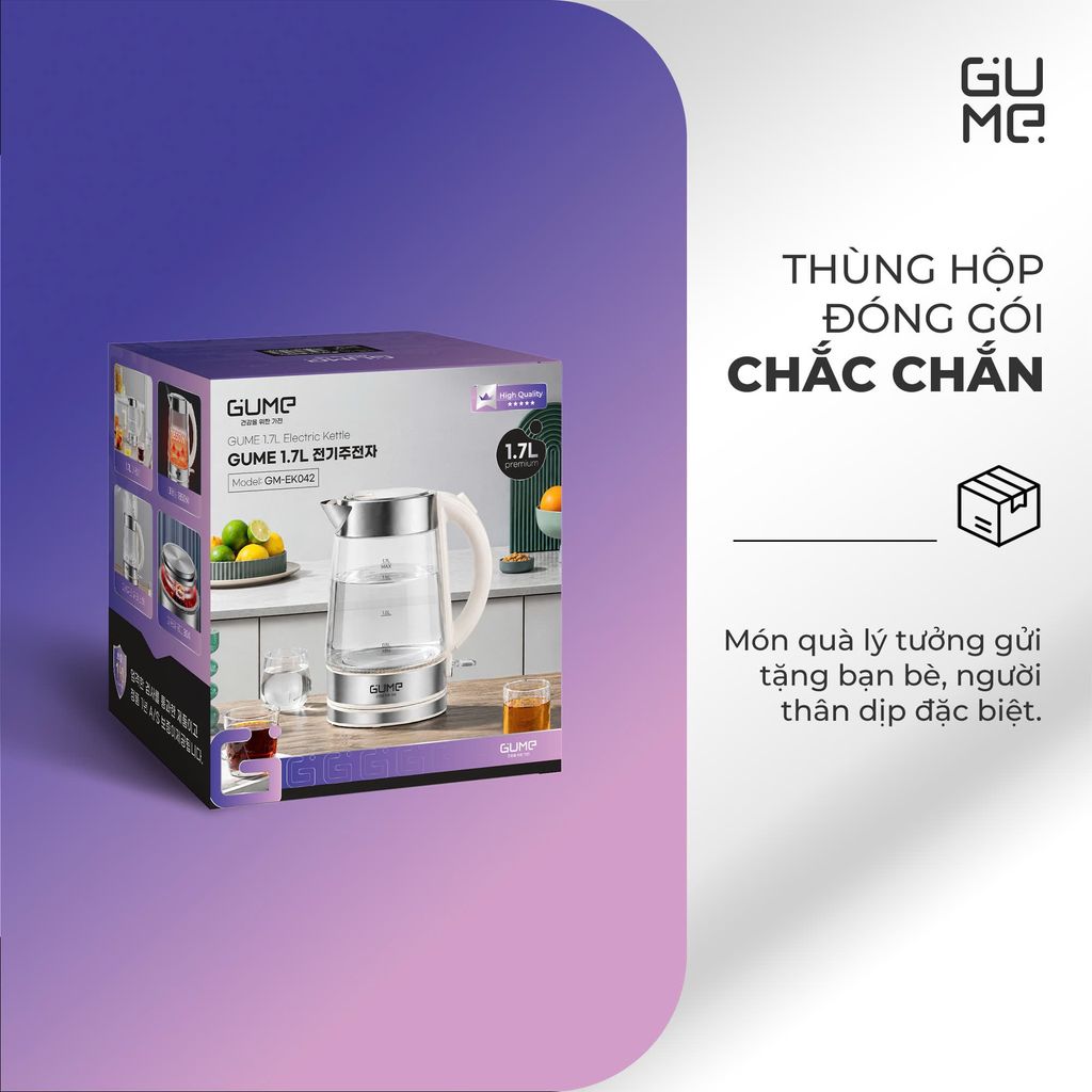 Ấm Siêu Tốc Gume 1.7L GM - EK042