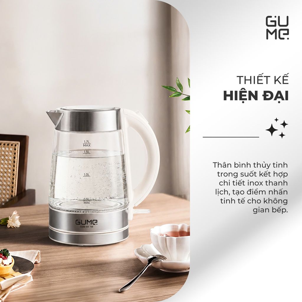 Ấm Siêu Tốc Gume 1.7L GM - EK042