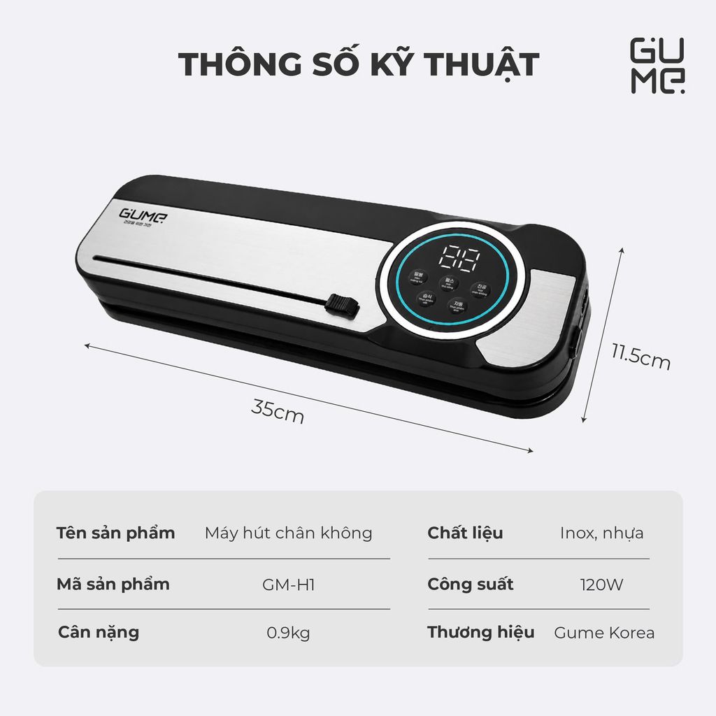 Máy Hút Chân Không Gume GM-H1