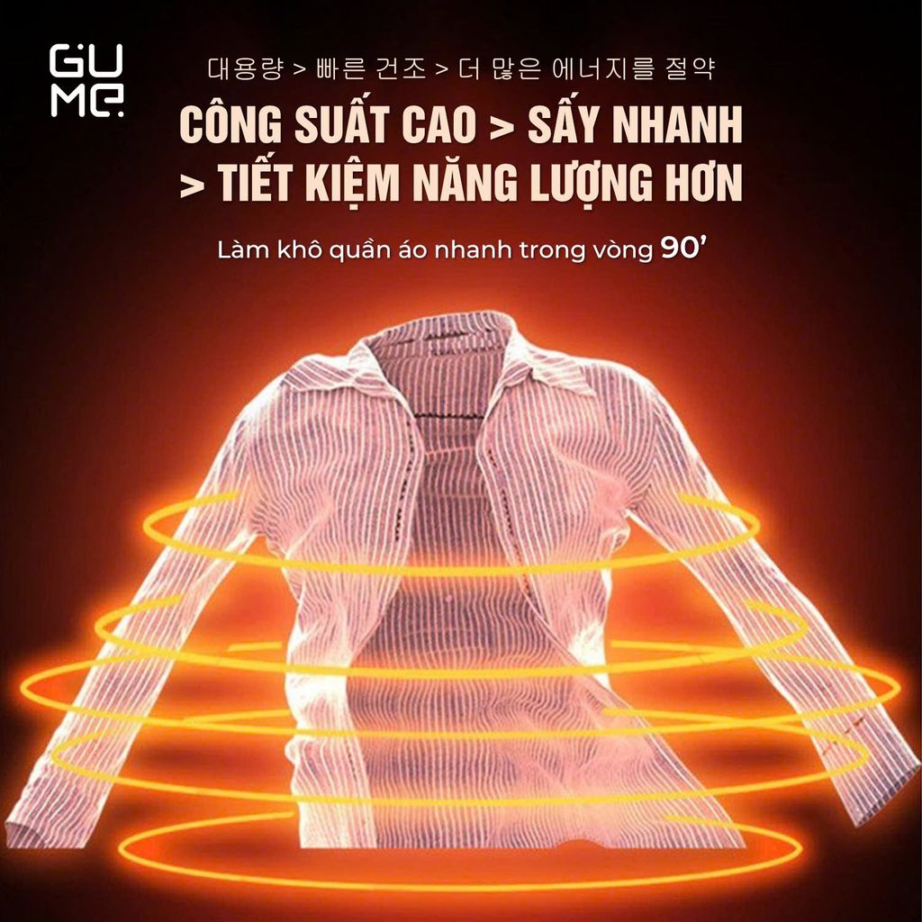 TỦ SẤY CAO CẤP GUME KOREA GMDC-2201 - BẢO HÀNH 12 THÁNG