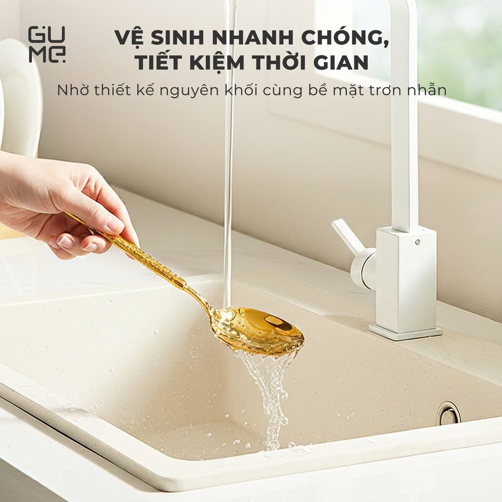 BỘ 6 THÌA INOX 316 CÁN DÀI HOA VĂN HÀN QUỐC