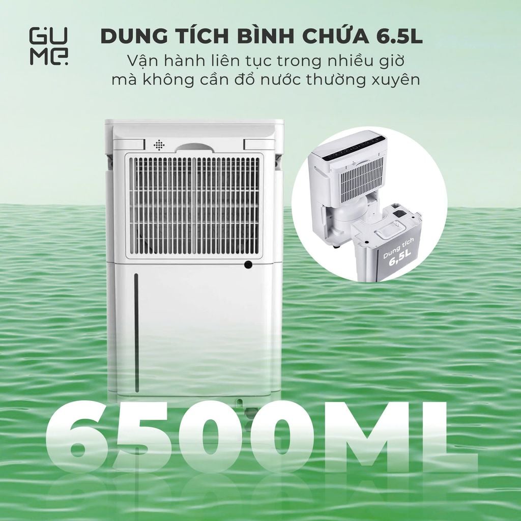 MÁY HÚT ẨM KÈM LỌC KHÔNG KHÍ GUME GM-D2