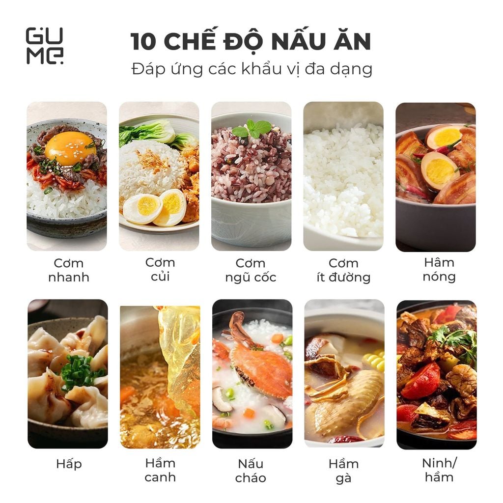 NỒI CƠM ĐIỆN TÁCH ĐƯỜNG GUME GM-RC1430 - Bảo hành 12 tháng chính hãng