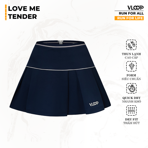 Váy Pickleball VLOOP màu xanh Navy - BST LOVE ME TENDER