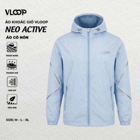ÁO KHOÁC GIÓ THỂ THAO CAO CẤP NEO ACTIVE - CÓ NÓN