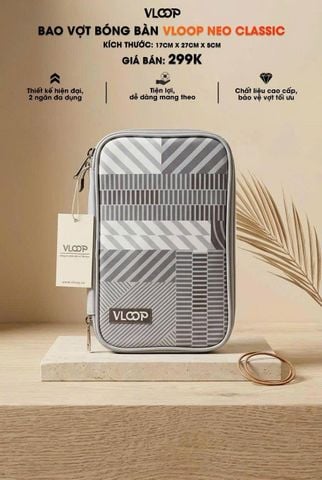 BAO VỢT BÓNG BÀN 2 NGĂN VLOOP NEO CLASSIC  2026 – TIỆN LỢI VÀ CÁ TÍNH!