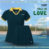  BỘ VÁY ÁO PICKLEBALL TAY LỠ - FALL IN LOVE 