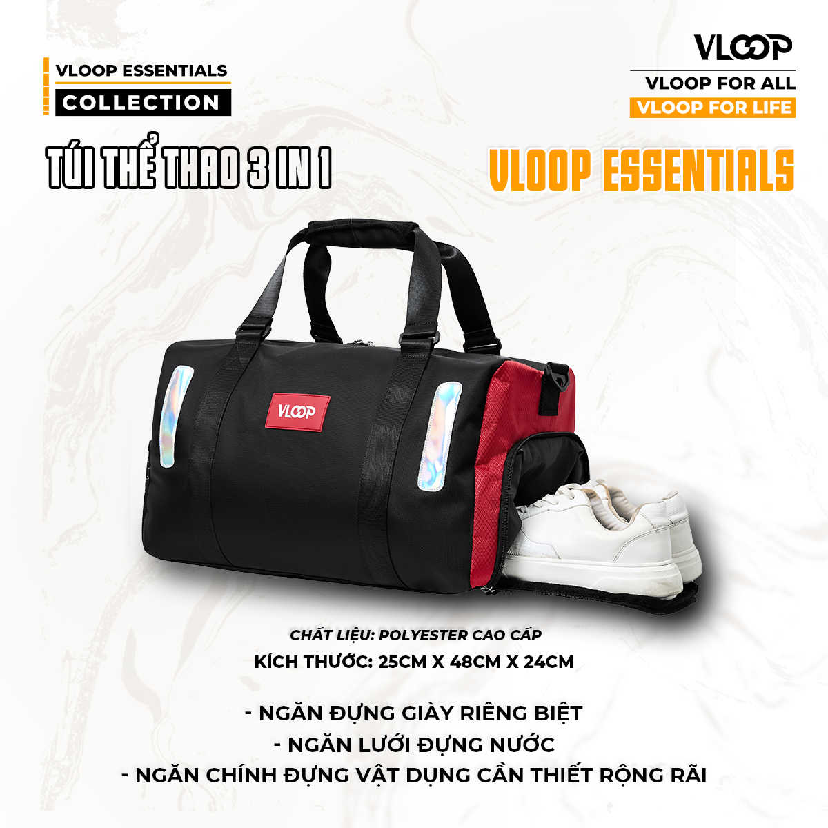  Túi Thể Thao VLOOP ESSENTIALS 