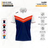  ÁO THỂ THAO VLOOP CỔ POLO MÀU TRẮNG - XANH NAVY - BST HALLO 2025 - VIVA COLLECTION 