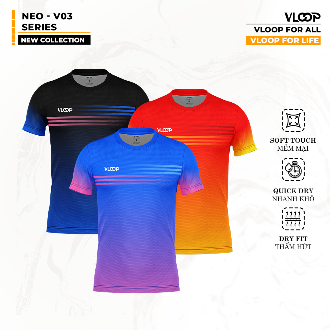  ÁO THỂ THAO VLOOP NEO-V03 CHÍNH HÃNG 