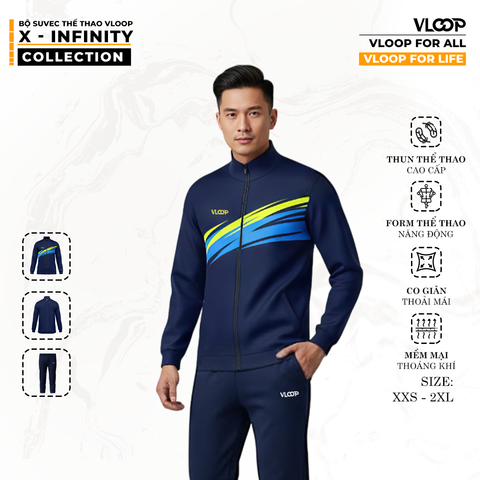 BỘ SUVEC THỂ THAO VLOOP - X INFINITY - CHẤT THỂ THAO - DÁNG THỜI THƯỢNG