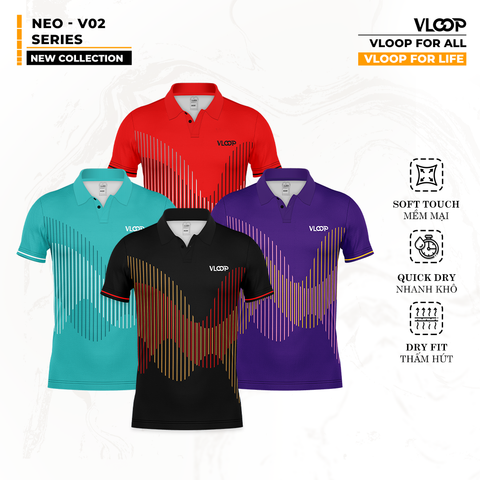 ÁO THỂ THAO PICKLEBALL VLOOP NEO-V02 POLO CHÍNH HÃNG