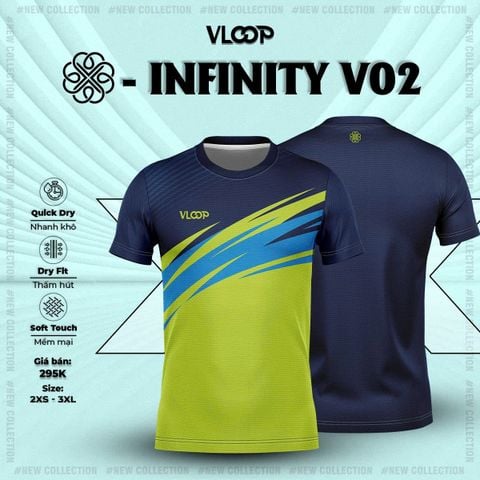 ÁO THỂ THAO CỔ TRÒN VLOOP - BỘ SƯU TẬP X INFINITY V02 - 2025