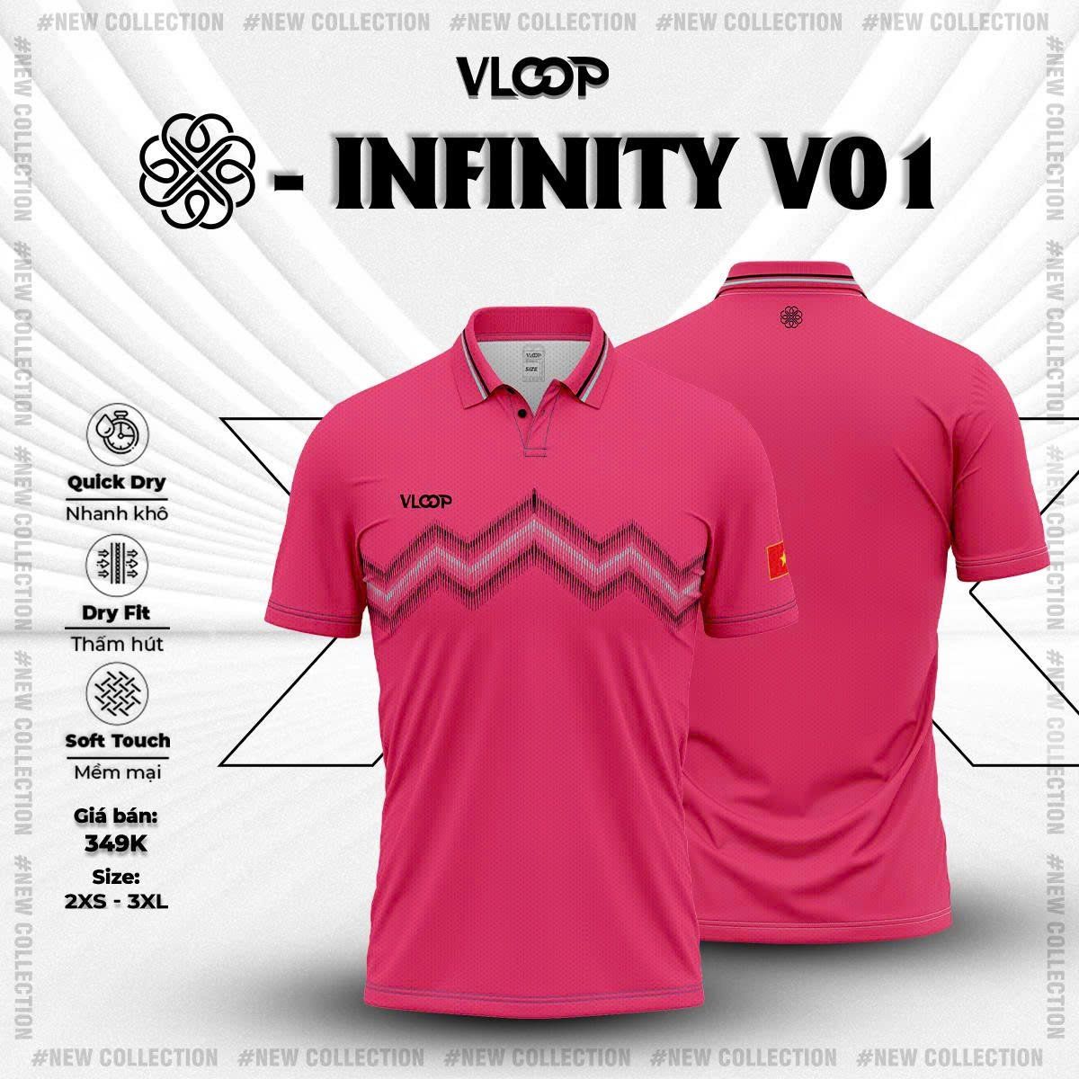  ÁO THỂ THAO CỔ POLO VLOOP - BỘ SƯU TẬP X INFINITY V01 - 2025 