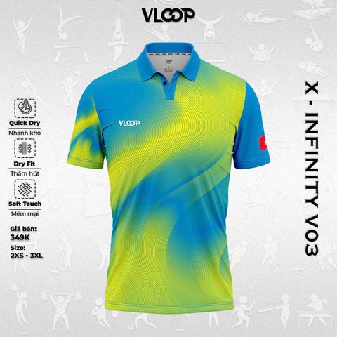 ÁO THỂ THAO CỔ POLO VLOOP - BỘ SƯU TẬP X INFINITY V03