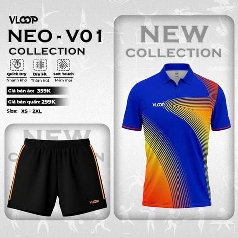ÁO THỂ THAO CỔ POLO VLOOP - BỘ SƯU TẬP NEO - V01