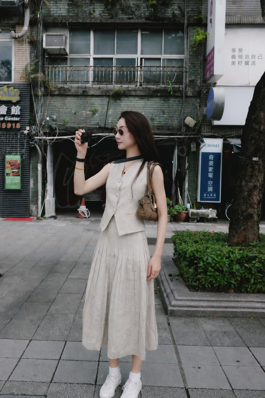  Chân váy dập pli thủ công 