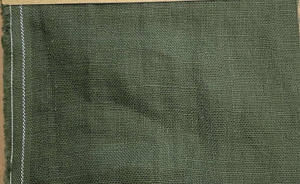  Linen Moss Green (biên 2 sọc trắng) 