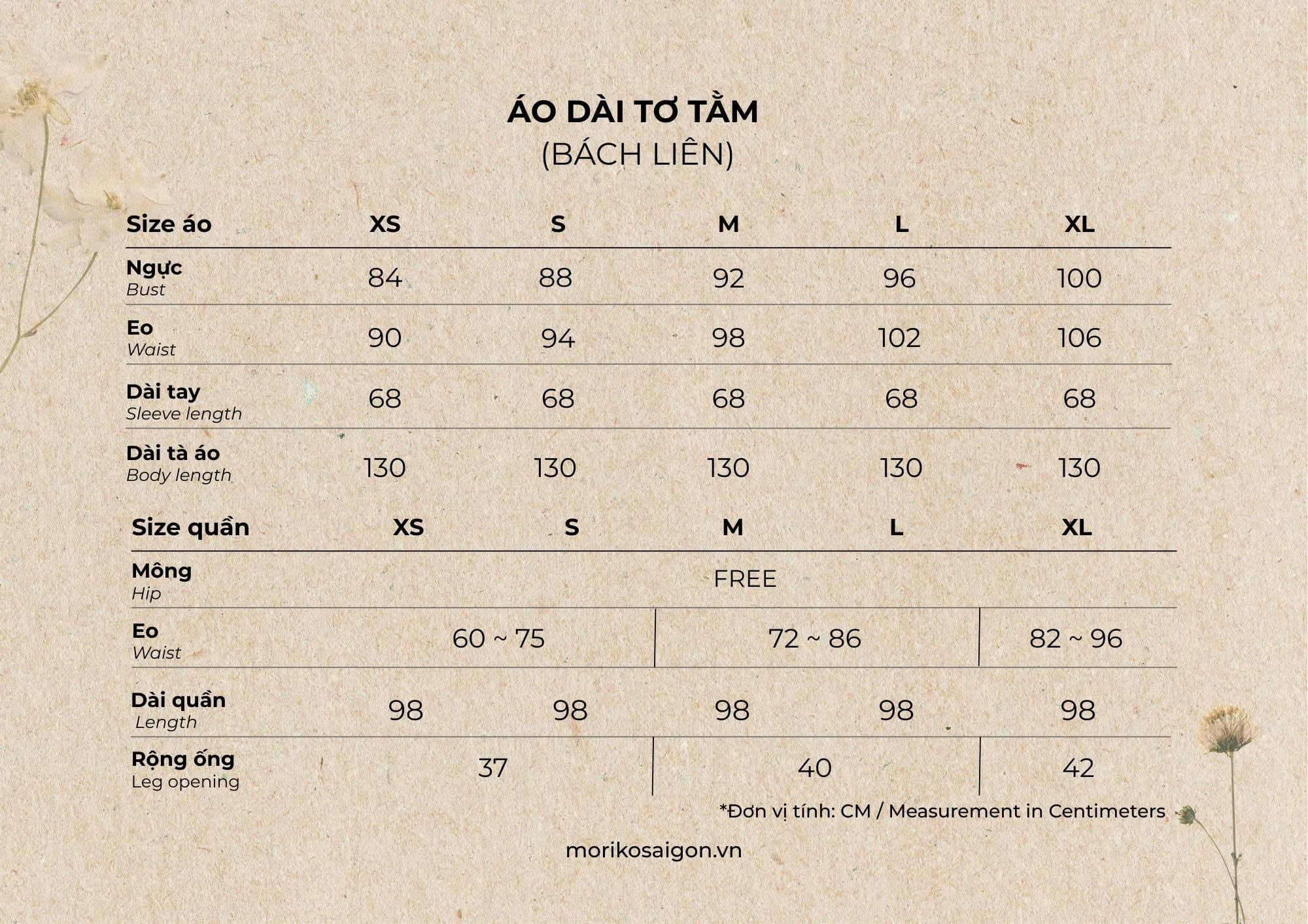  Áo dài Bách Liên 