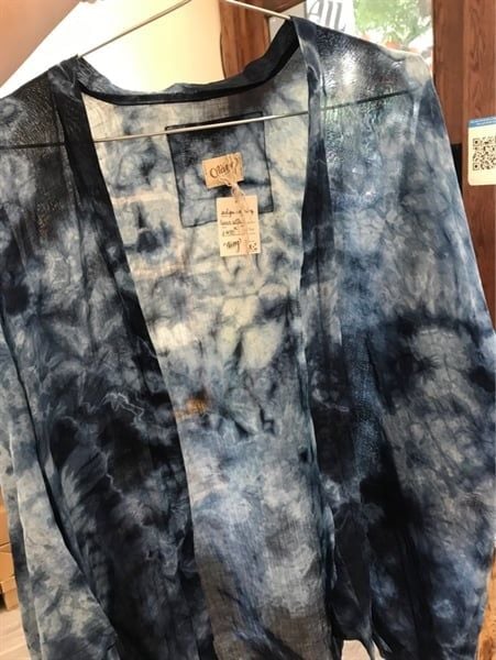  Haori linen nhuộm chàm 