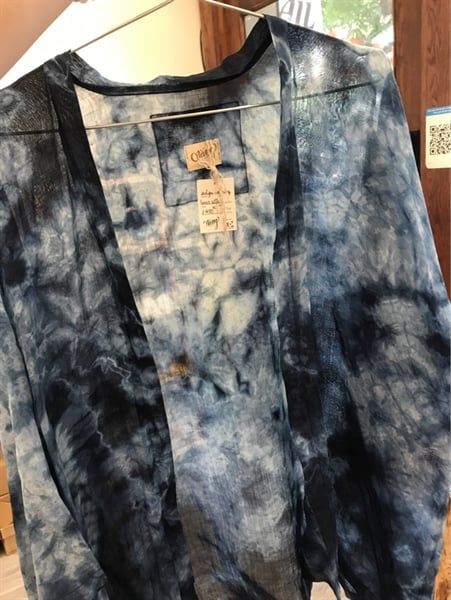  Haori linen nhuộm chàm 