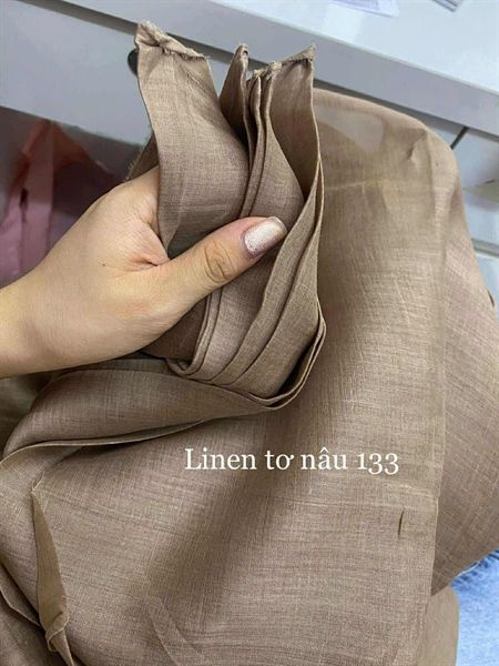  Linen tơ Nâu Hồng 133 - Gusa (286) 