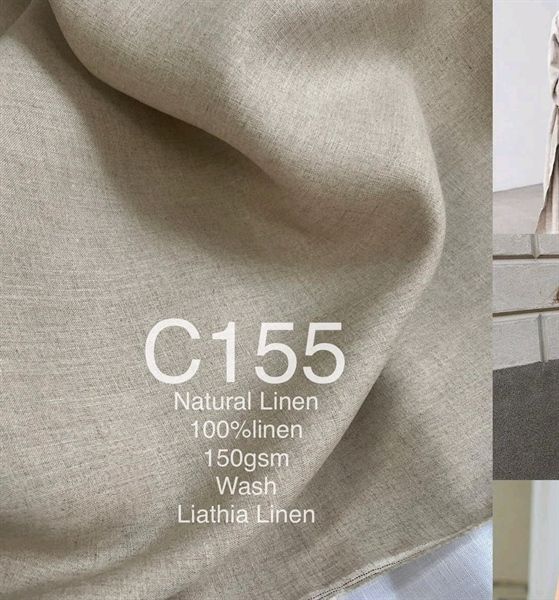  Linen muối tiêu mộc - Lia (150gsm)(242) 