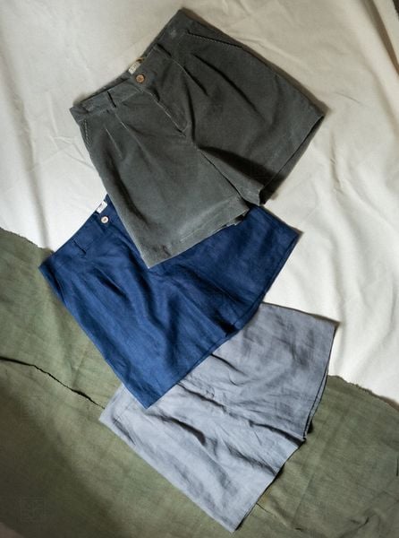  Quần short linen 