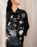  Áo sơ mi silk Cúc Tường 