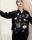  Áo sơ mi silk Cúc Tường 