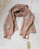  Khăn choàng thêu Bách Liên 