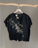  Áo Croptop thêu Thanh Liễu 