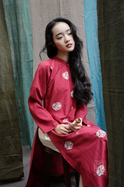  Áo dài Tịnh Liên (ngũ thân) 