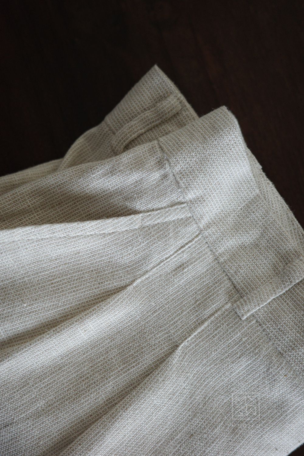  Quần short linen 