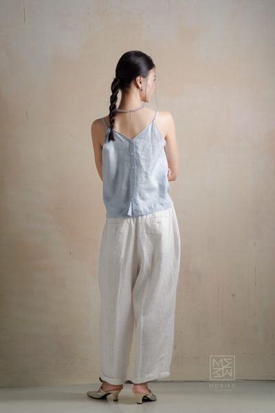  Quần xếp li trước thêu đột chỉ 