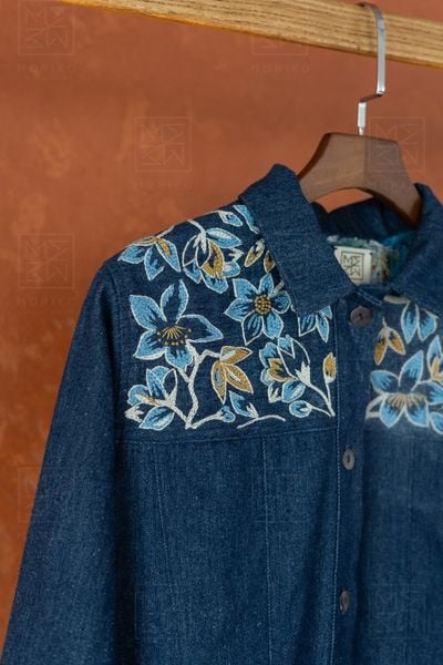  Jeans jacket (Thêu đô) 