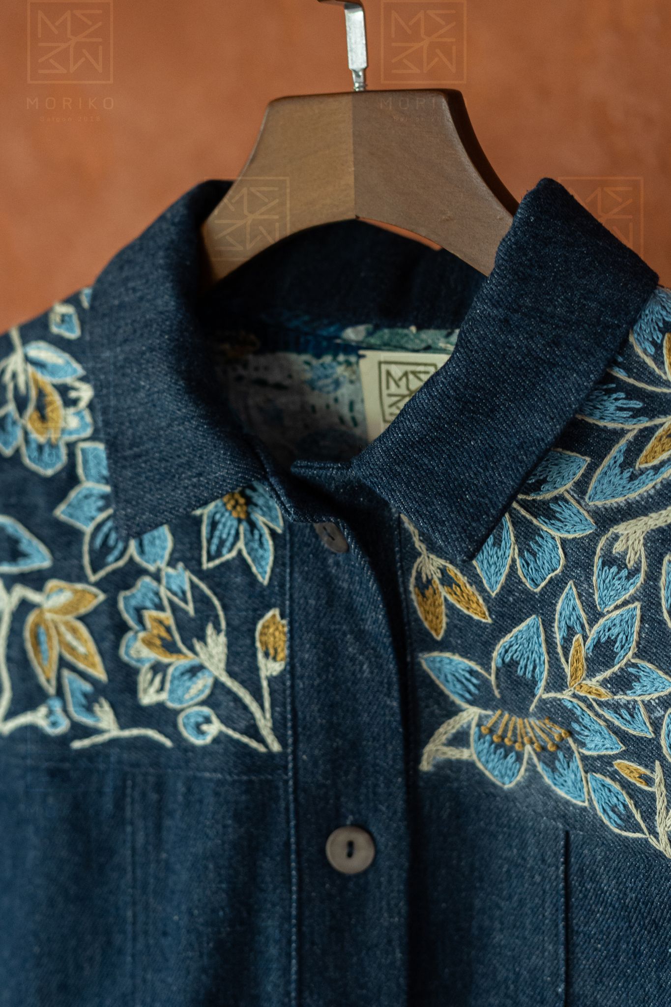  Jeans jacket (Thêu đô) 