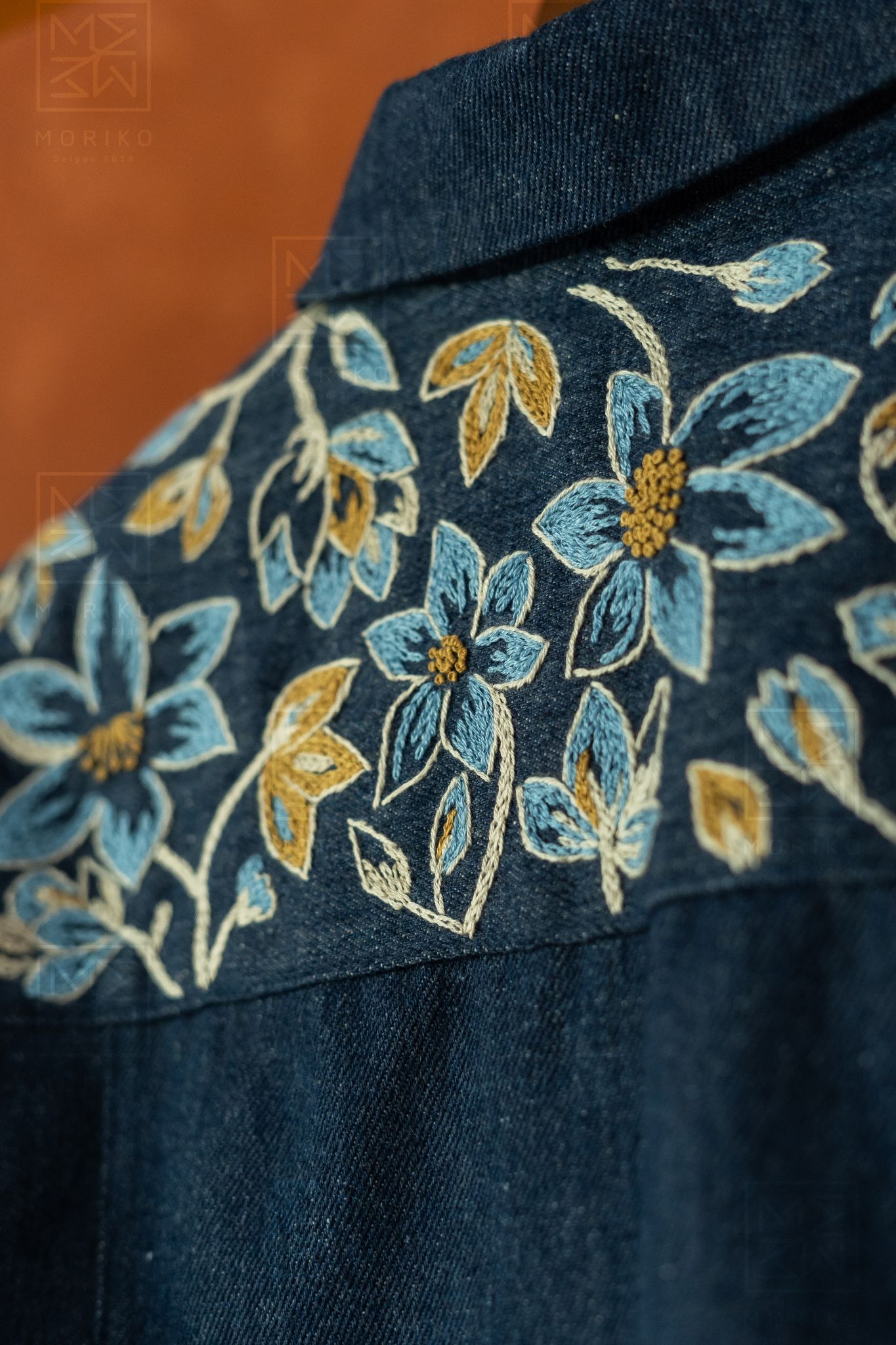  Jeans jacket (Thêu đô) 
