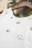  Fuuka Top (Áo sát nách linen thêu hoa rơi) 