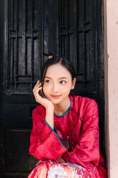  Áo dài BÁCH HOA 