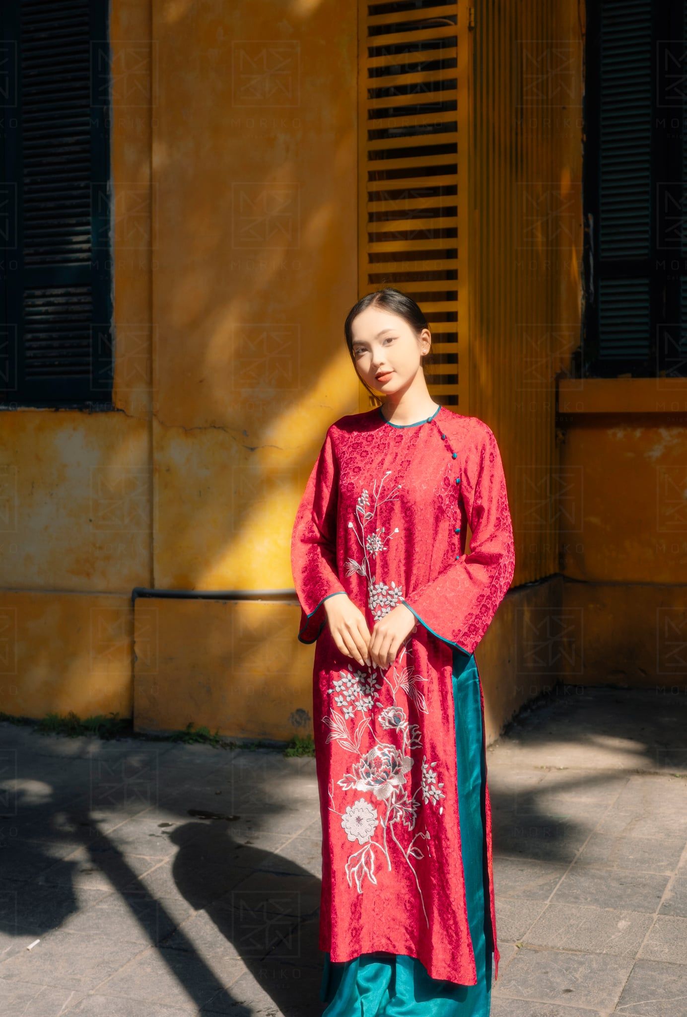  Áo dài BÁCH HOA 