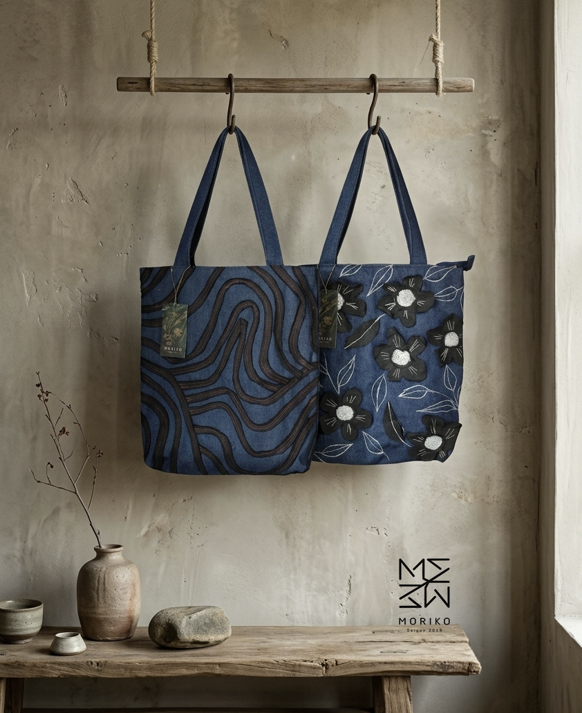  Túi Tote Denim 