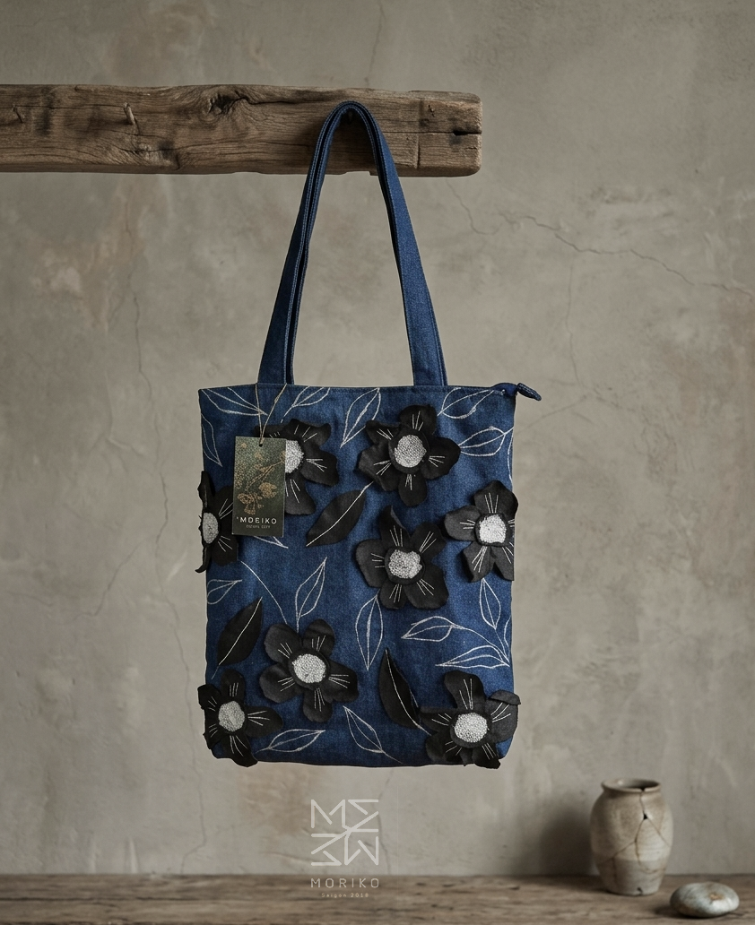 Túi Tote Denim 
