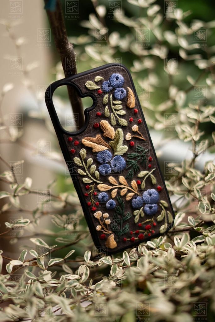  Case Iphone - Việt quất - Xám 