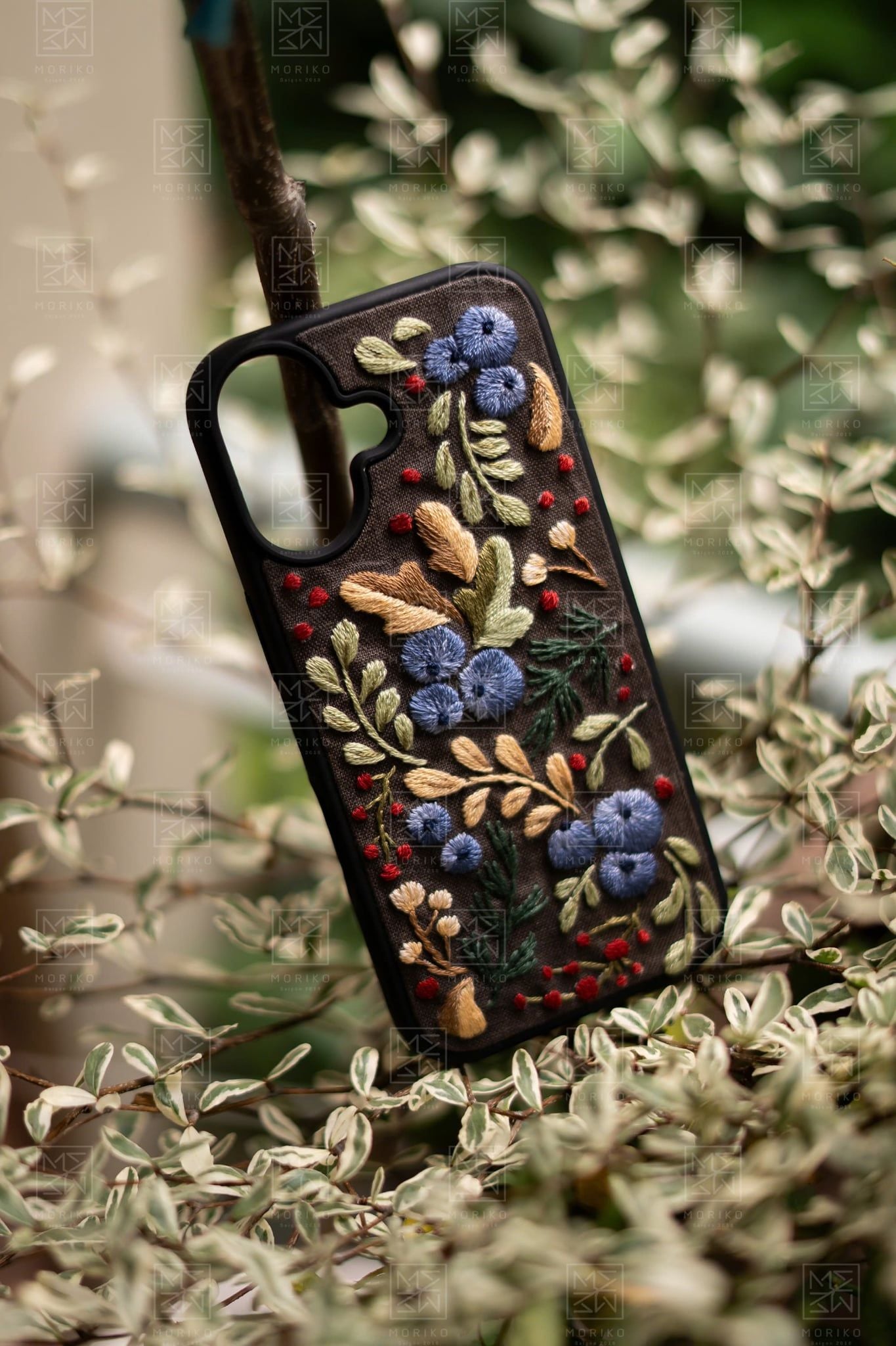  Case Iphone - Việt quất - Xám 