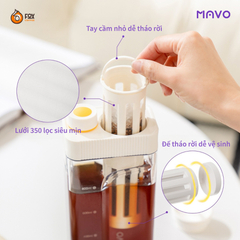 Bình Pha Cà Phê Ủ Lạnh Bằng Nhựa Cao Cấp MAVO | CRYSBRICK COLD BREWER